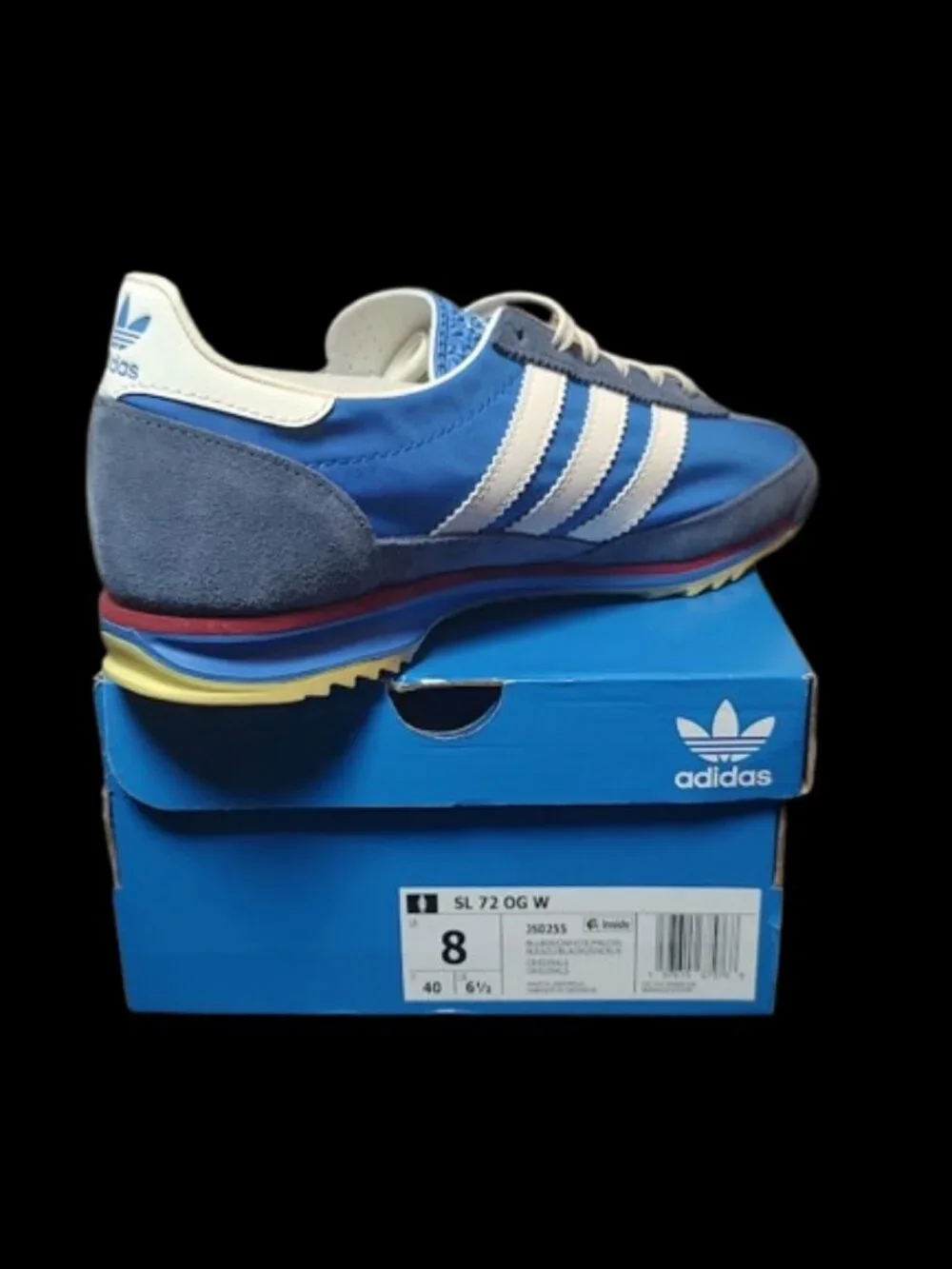 Adidas SL 72 OG Blue Bird Off White JS0255 Women Size 8 NIB Vintage Runner